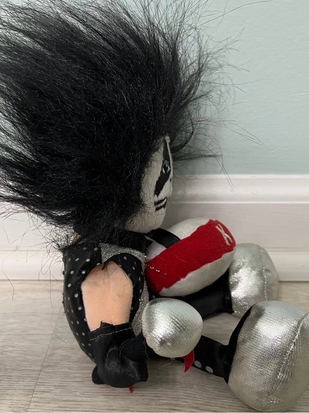 1999 KISS Peter Criss (The Catman) Bean Bag Plush - Picture 4 of 12